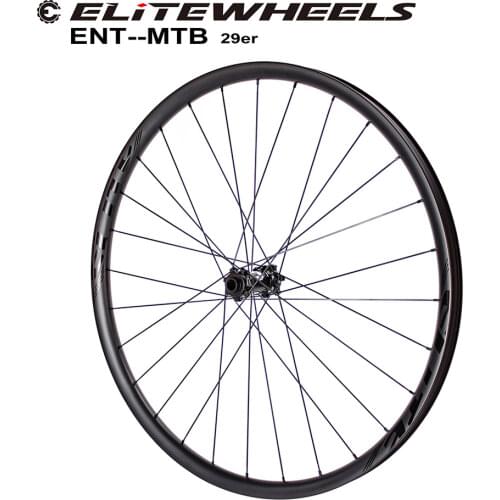 ELITEWHEELS 29er Mtb Carbon Wheels 30mm Width Bicycle Wheel Carbon Wheels Carbon Mtb Wheels 29 M11 Straight Pull Hub Wheelset