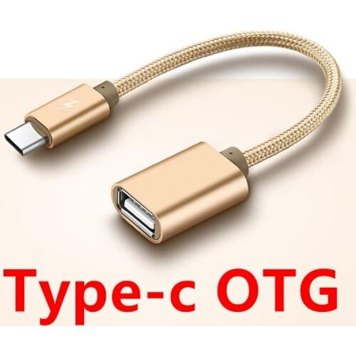 CatXaa 15cm Short Type-C OTG Cable Game Adapter Gaming Type C OTG Converter for Huawei P10 Xiaomi 6 Macbook Samsung Letv Gold
