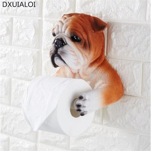 Creative Cartoon Bathroom Toilet Hygiene Tray Free Punch Portable Toilet Paper Box Tissue Box Roll Paper Tube Rack DXUIALOI