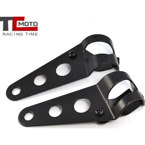 35mm-43mm Motorcycle Headlight Mount Brackets Fork Ear Chopper Headlamp Holder for Honda Suzuki Kawasaki Yamaha Headlamp Mount