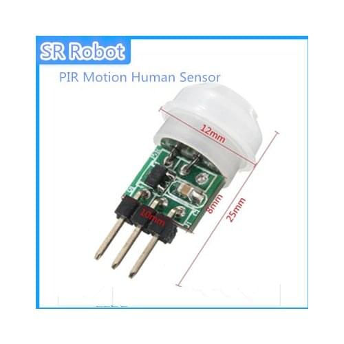 Mini IR Pyroelectric Infrared PIR Motion Human Sensor Automatic Detector Module for Arduino AM312 Sensor DC 2.7 To 12V DIY Kit
