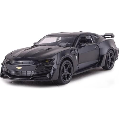 1: 32 Simulation Hornet Alloy Car Model Childrens Acousto-optic Return Force Toy Car Presents for Boys Black
