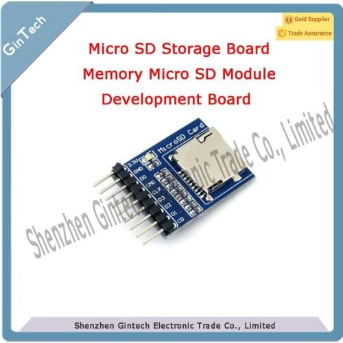 Micro SD Card Module SD Card Storage Board Memory Development Board Supports SDIO SPI Interfaces