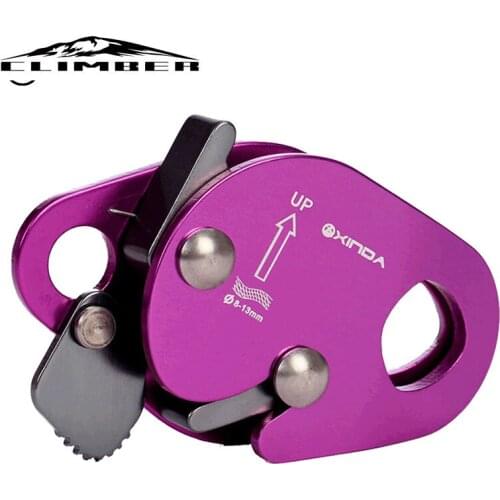 New Store Camping Rock Climbing Safety Equipment Grasp Rope Devices Automatic Lock Karabiner Anti Fall Protective Gear Survival