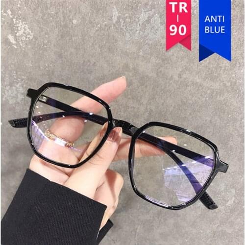 Anti-Blue Light Glasses Square Computer Eyeglasses Unisex Women Working Eyewear UV400 Protection AB018