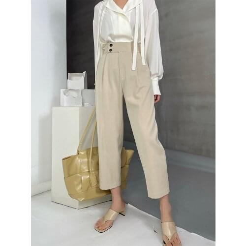OEUVREY EST 1999 Women's High Waist Pants