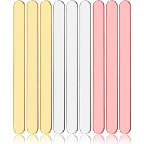 Cake Popsicle Stick, Reusable Mirror Popsicle Stick, Ice Cream Stick DIY Ice Cream, Cake, Candy,60 Pieces