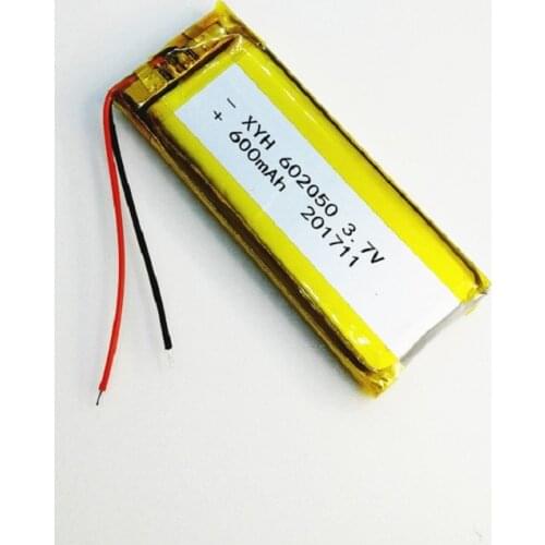 3.7v Polymer Lithium battery 602050 600MA bluetooth recording pen point read pen audio