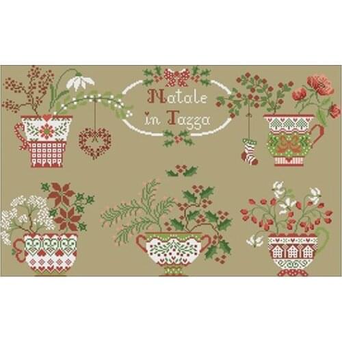 HOT Soya vase patterns Counted Cross Stitch 11CT 14CT DIY Chinese Cross Stitch Kits Embroidery Needlework Sets