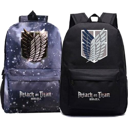 Anime Attack on Titan Backpack For School Boys Girls Bags Attack on Titan New Pattern Rucksack Teens Backpacks Travel Bagpacks