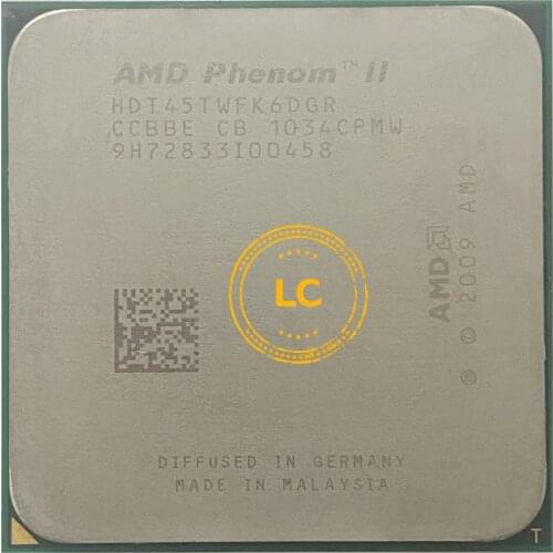 AMD Phenom II X6 1045T 1045 2.7 GHz six-core CPU Processor HDT45TWFK6DGR Socket AM3