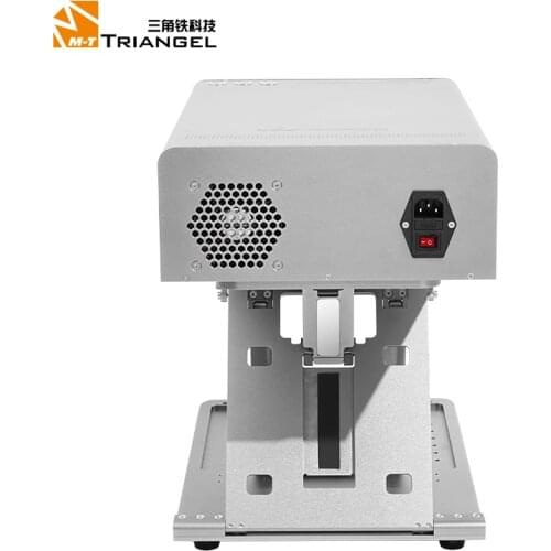 M-Triangel Z one Foldable Auto Focus 20W Fiber Laser Marking Back Glass Separating Back cover Remover machine