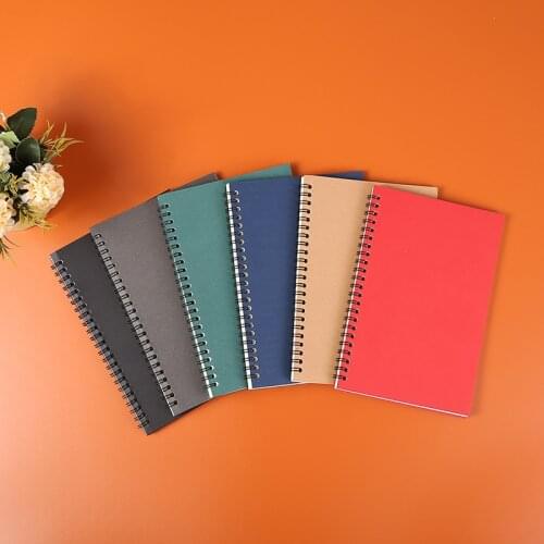 Colourful A5 student coil book customised wholesale B5 diary 50 sheets 100 pages notepad coil book