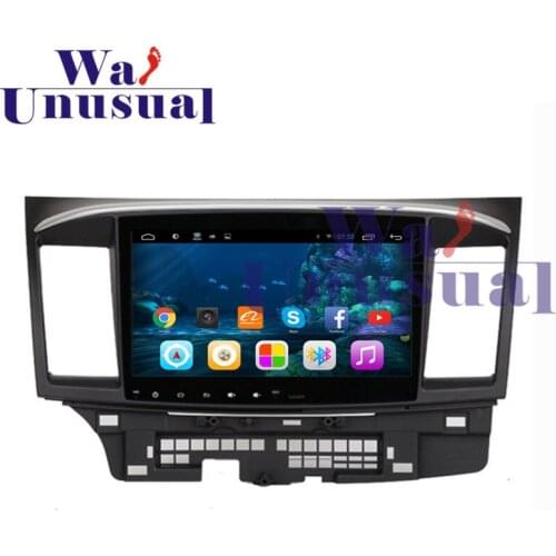 WANUSUAL 10.1 Inch Quad Core 32G 2G RAM Android 6.0 Auto GPS Navigation For Mitsubishi Lancer 2006 2007 2008 2009 2010 2011 2012