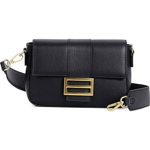 Womens Messenger Bag Brand Retro Cowhide Shoulder Bag Crossbody Bags for Women Genuine Leather Fashion Small