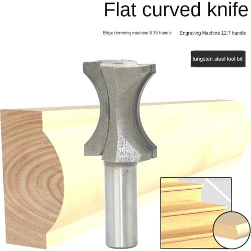 1Pcs Half Round Side Cutter BitHalf Round Side Cutter Bit Router Bit Router Bit 1/4" Shank 1/2" Shank Woodworking bits