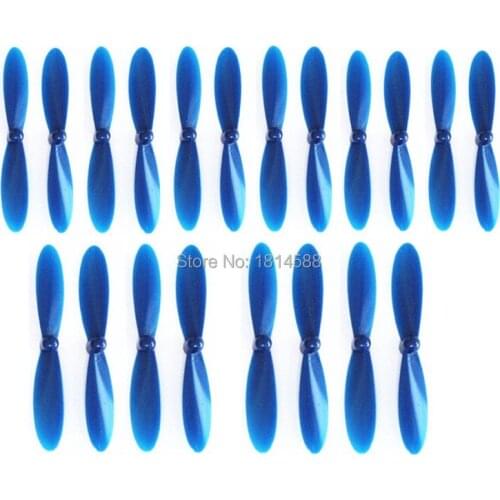 20PCS Hubsan X4 H107P H107C + H107D + PLUS Quadcopter accessories H107D + -02 blue propeller blade main blade