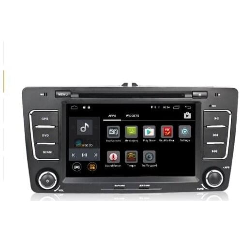 By DHL 5pcs 1024*600 HD Capacitive Car radio for Skoda/Octavia a 5 a5 Yeti Pure Android 7.1 2G RAM Radio GPS Navigation