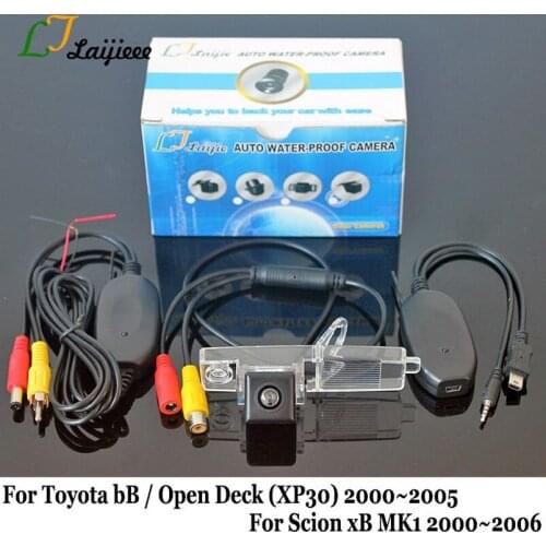 Wireless Rearview Camera For Toyota bB Open Deck XP30 / HD CCD Night Vision Car Rear Backup Camera For Scion xB MK1 2000~2006