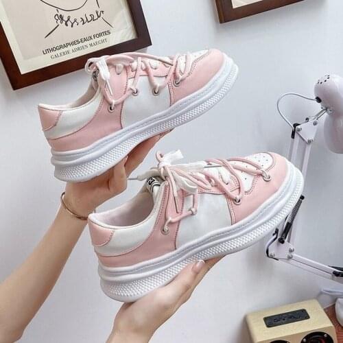 YSHUNIJ Colored sports shoes tide 2021 summer and autumn new Korean version of Hong Kong Fengyuan student board shoes