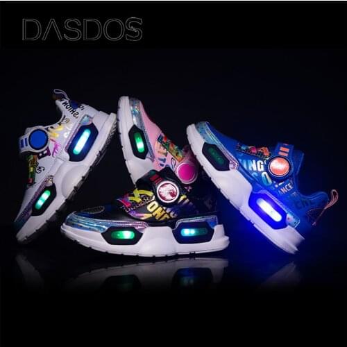 DASDOS Kids Glowing Shoes