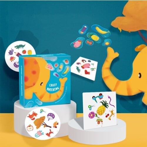 Baby Cognition Puzzle Toys Toddler Cards Matching Board Games child Cognitive Pair Puzzle Gift toys for children Boy Toys Gift