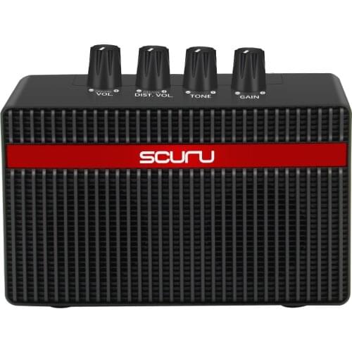 Guitar AMP 3W Mini Electric Amplifier Speaker for Acoustic Electric Guitar with Volume,Distortion