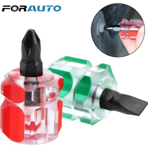 FORAUTO Car Fender Repair Tool Mini Phillips Screwdriver Slotted Screwdriver Split Repair Hand Tools Portable