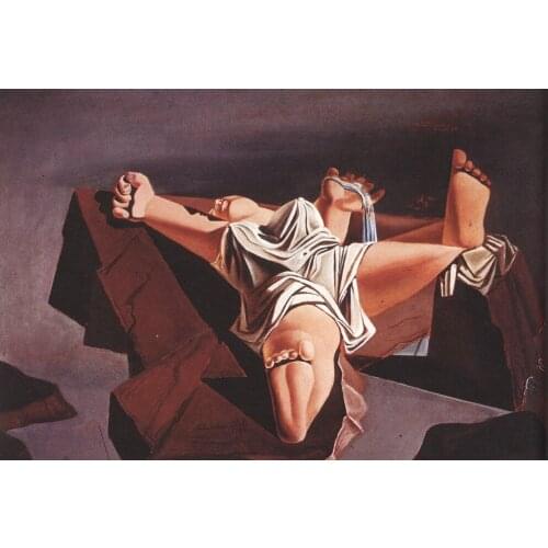 Oil Painting,100% handmade Oil Painting Reproduction on linen canvas,figure-on-the-rocks