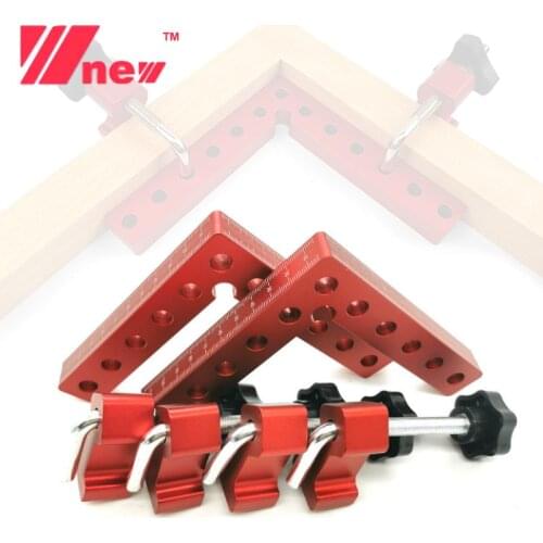 2Pc 90 Degrees Auxiliary Fixture Splicing Board Positioning Panel Fixed Clip Carpenters Square Ruler L-Shaped Woodworking Tool