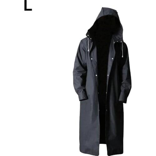 Men Raincoat Ultra-light Waterproof Long Hooded Coats