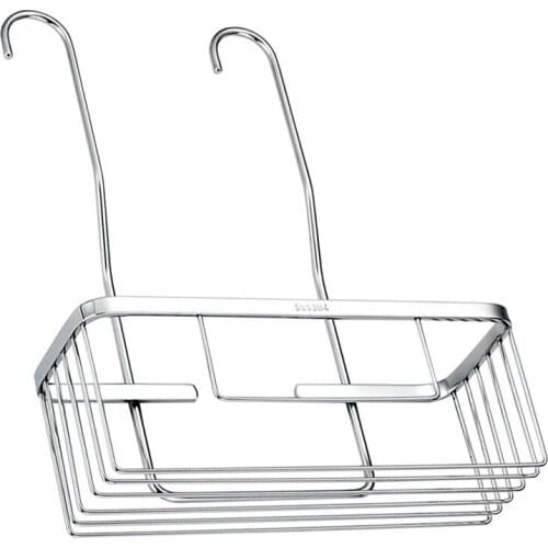 Stainless Steel Shower Organizer Rack Toiletries Display Holder Bathroom Toilet Kitchen Hanging Shelves Storage Basket