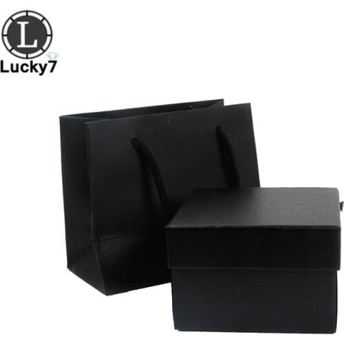 Wholesales 100 pcs/Lots Mens Tie Box Black Dress Mens Tie Packaging Gift Box Business Mens Tie Gift Box Bow Tie Storage Box