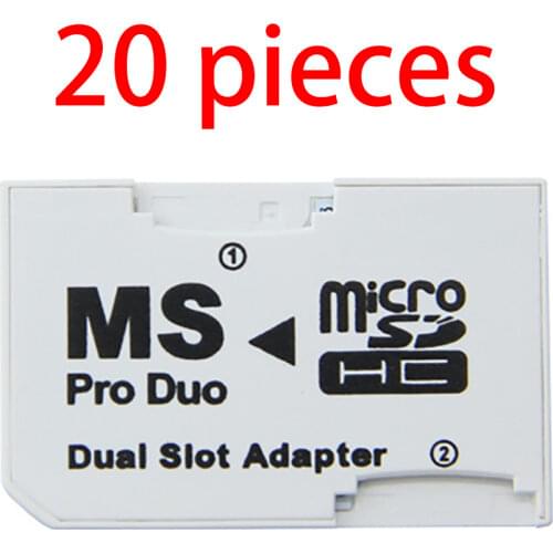 Wholesale Micro SD TF to Memory Stick MS Pro Duo Card Adapter CR-5400 Dual Slot 10pcs/lot 20pcs/lot