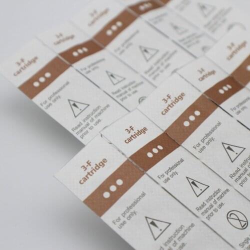 50pcs/box 3F Cartridge Needles Disposable Sterilized Tattoo Permanent Makeup Needles Tips for Eyebrow lip