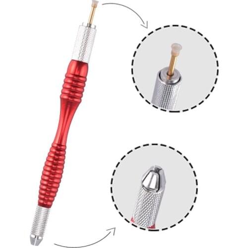 Permanent Makeup Tattoo Eyebrow 3 In 1 Tattoo Pen Eyebrow Tattoo Permanent Makeup Blading Tool Pen Machine Manual Ruler Too