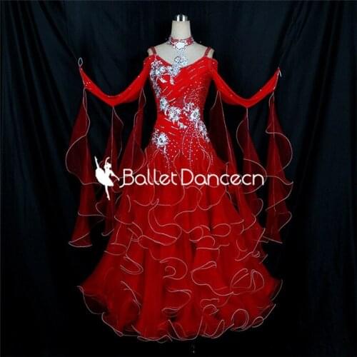 Ballroom Dance Competition Dresses Women/Ballroom Dresses/Ballroom Waltz Dresses/Ballroom Dancing/Waltz Dress