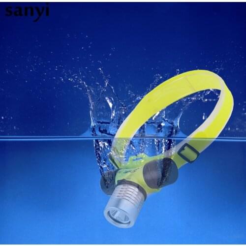 Underwater 1000 Lumen XPE Headlamp 3 Modes Super Bright LED Waterproof 20m Swimming Diving Headlight Dive Head Light Torch Lamp