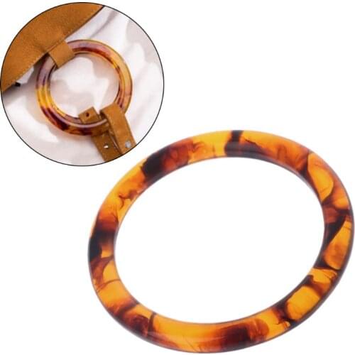 THINKTHENDO Purse Handbag Bag Handle Replacement Resin DIY Crafts Bags Accessories