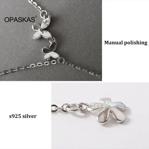 Silver Butterfly Necklace Cute Elegant Pendant Chokers Multilayer Chain Fashion Jewelry for Women Girls VL