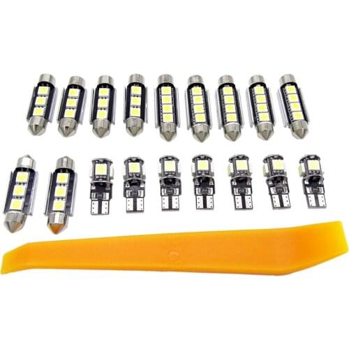1 Set Canbus No Error LED Lamp Car Bulbs Interior Package Kit For 2004-2010 BMW X3 E83 Map Dome Trunk Door Plate Light