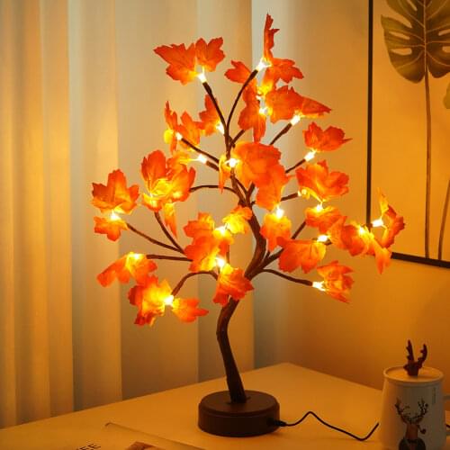 2021 New 1PC LED Night Light Mini Christmas Tree Copper Wire Garland Lamp For Home Kids Bedroom Decor Holiday lighting