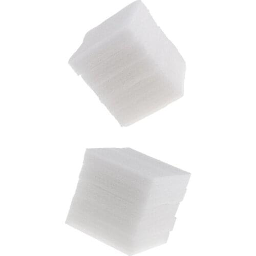 10 Assorted White Foam Pad Cushion Mat Holder For Craft Needle Felt Felting