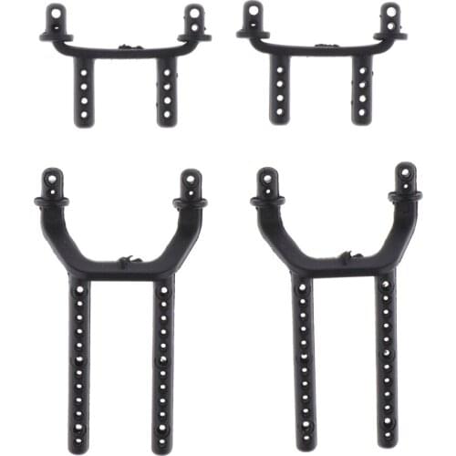 4 Pieces Plastic Front Rear Body Mount Upgrade Parts for Wltoys