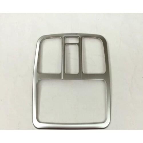 Automobile Reading Light Lamp Cover Frame Inner Car Roof Front Reading Lamp Matte Decoration For Hyundai Tucson ix35 2011-2015