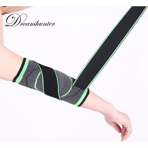 1 pcs basketball compression adjustable elbow pad brace arm sleeve Elastic bandage tennis elbow support protector volleyball