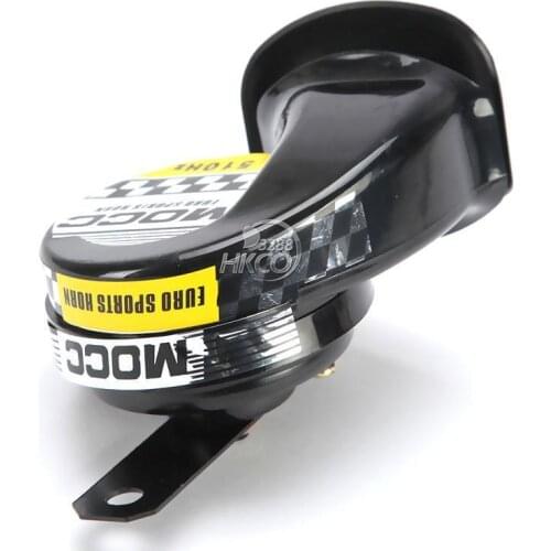 Free shipping Black 510Hz Motorcycle Horn For Honda Yamaha Suzuki Kawasaki ... ATV Dirt Pocket Bike Scooter Moped Go-Kart Vespa