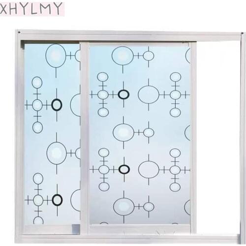45x200cm 3D Matte Glass Vinyl Self Adhesive Film Opaque Kitchen Balcony Privacy UV Window Sticker Decorative Film For Home Door