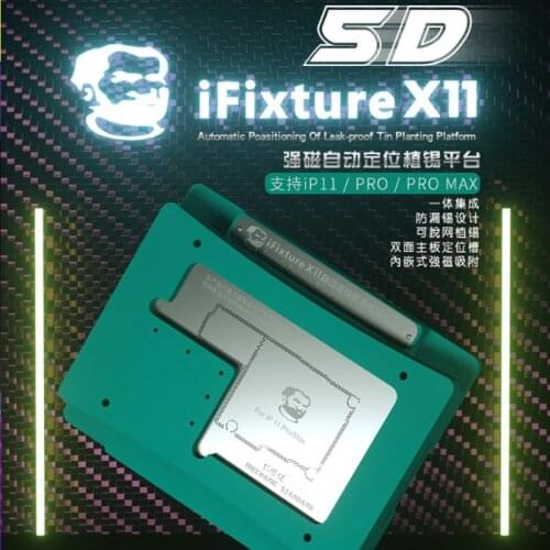 MECHANIC iFixture X X11 5D BGA Fixed Fixture Automatic Positioning Leakproof Tin Platform For IPHONE X XS XSMAX 11PRO 11 PROMAX