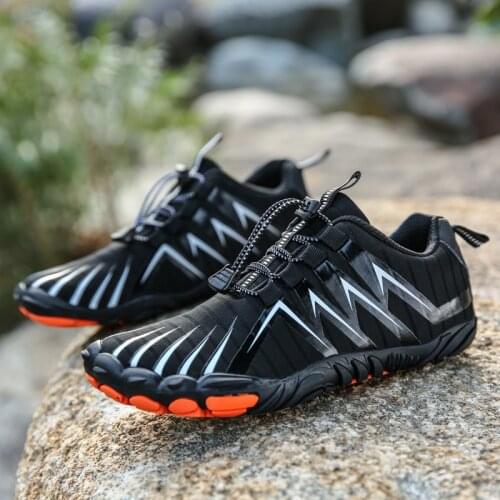 Fetchmous Breathable Men Women Hiking Shoes Mesh Outdoor Men Sport Sneakers Climbing Shoes Casual Shoes